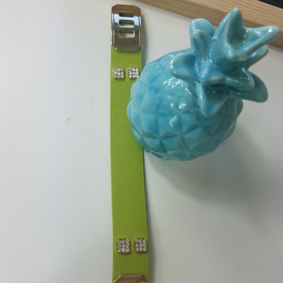 LEATHER AND CRYSTAL BRACELET - Picture 6 of 6